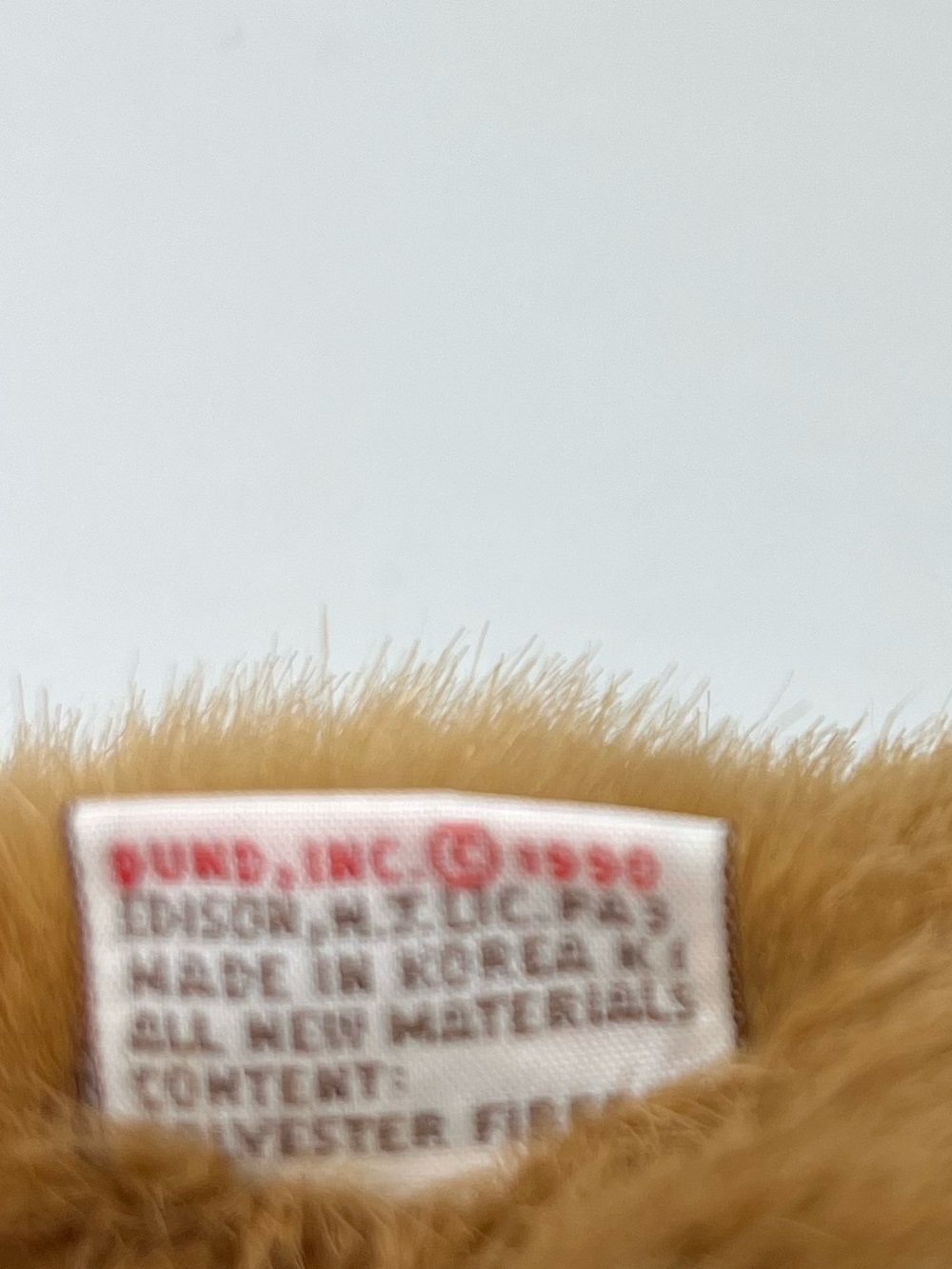 Vintage Gund Chester Teddy Bear #2165 Made in Korea Plush 16” Collector Bear - Picture 4 of 10